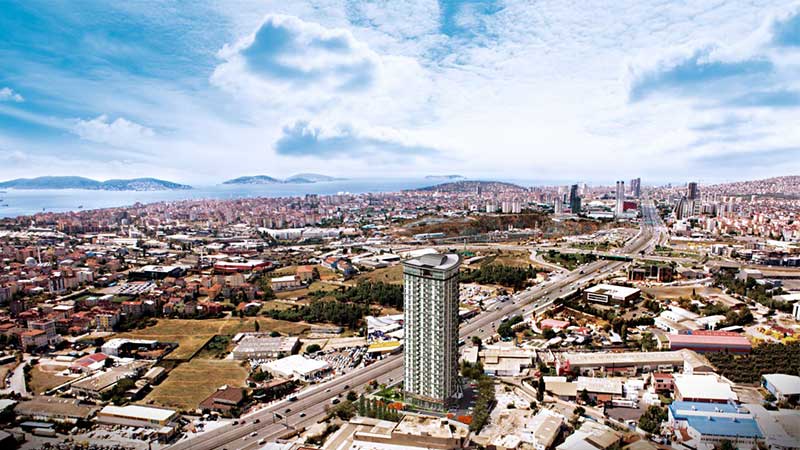 پنت هاوس 3 خواب ویو عالی از دریا در استانبول