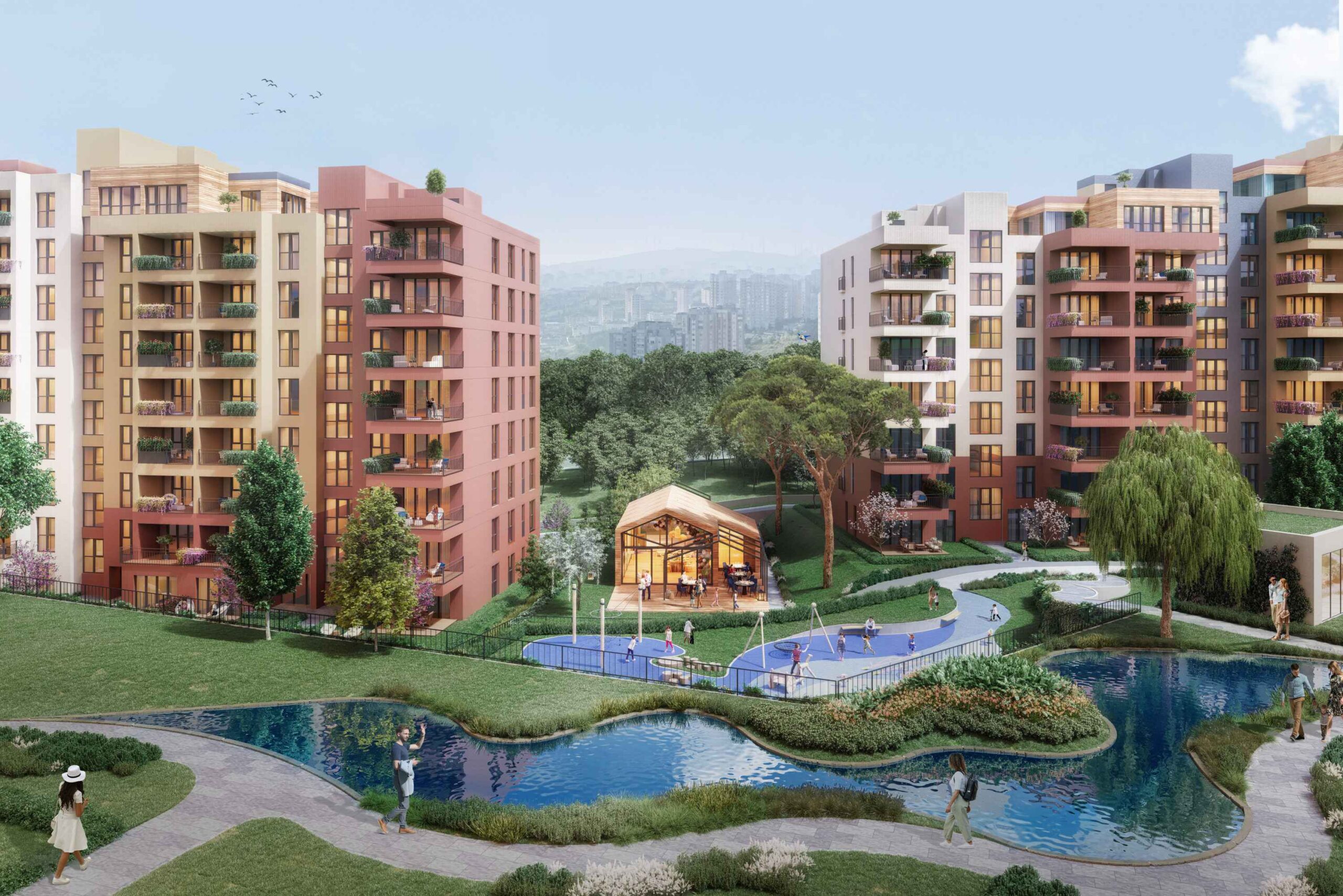 2 to 4/5-bedroom apartments in Ümraniye district of Asian Istanbul