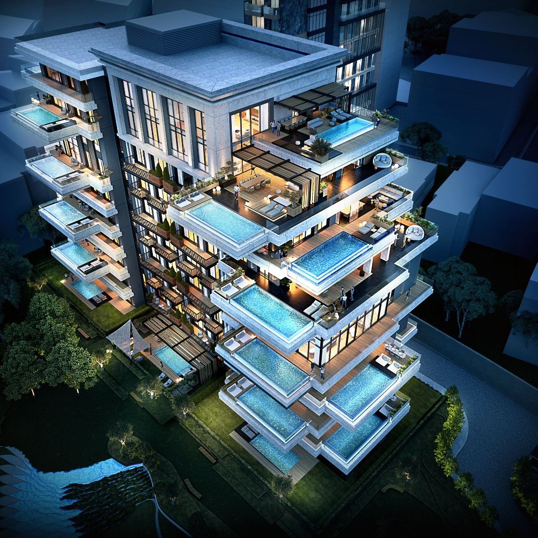 2, 3, 4 and 5-bedroom apartments and duplex units in European Istanbul, Nişantaşı district